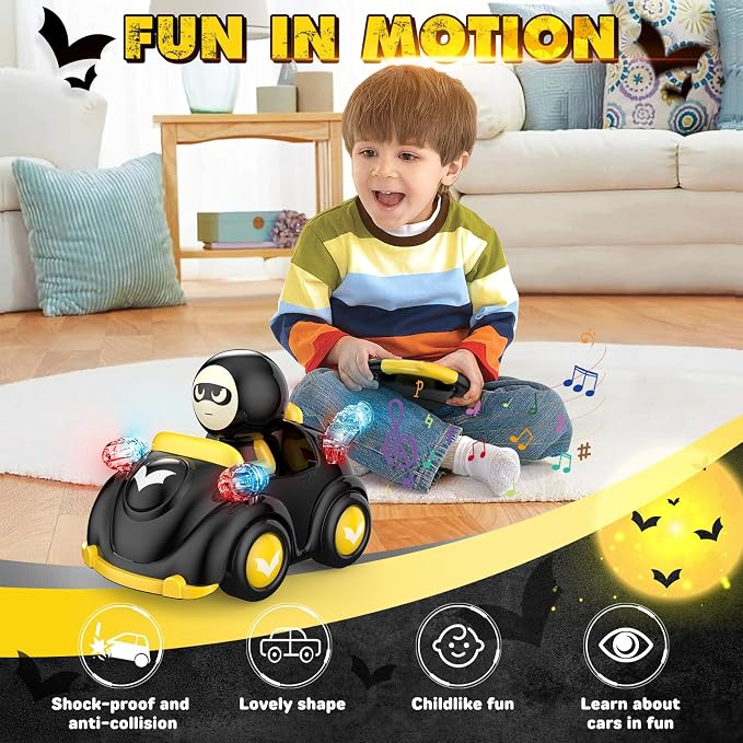 NQD Bat Remote Control Car for Toddlers, RC Cars - Image 4