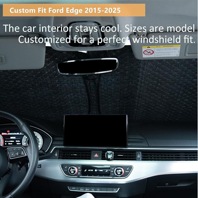 Car Windshield Sun Shade 5 Layers Thick - Image 2