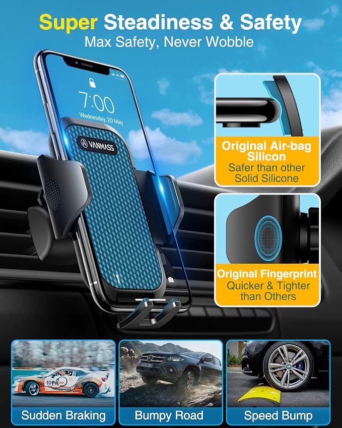 VANMASS Universal Car Phone Mount Phone Holder - Image 9
