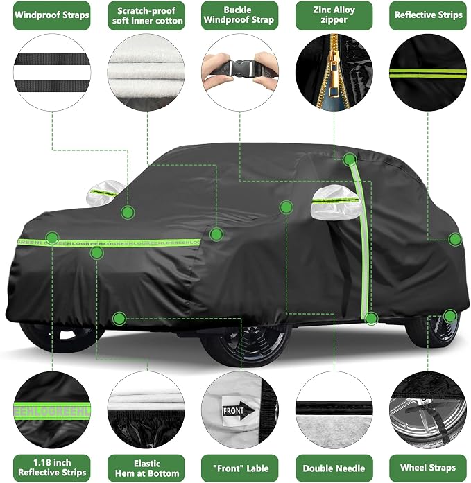 Car Cover for 2014-2025 Mini Cooper/Cooper S/Hardtop/Clubman/Countryman 4 Door - Image 8