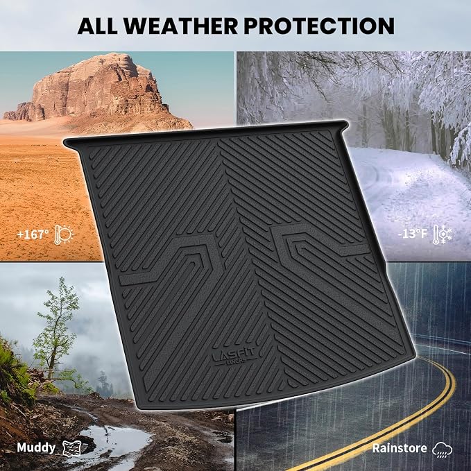 LASFIT Cargo Mat for Volkswagen Tiguan 2018-2024（Fit 5 Seats Not Fit 7 Seats） - Image 7