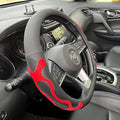 PINCTROT D Shaped Comfy Grip Steering Wheel Cover, Anti-Slip Design, Flat by PINCTROT