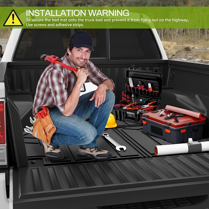 AUTOSAVER88 5.8FT Truck Bed Mat Fit - Image 5