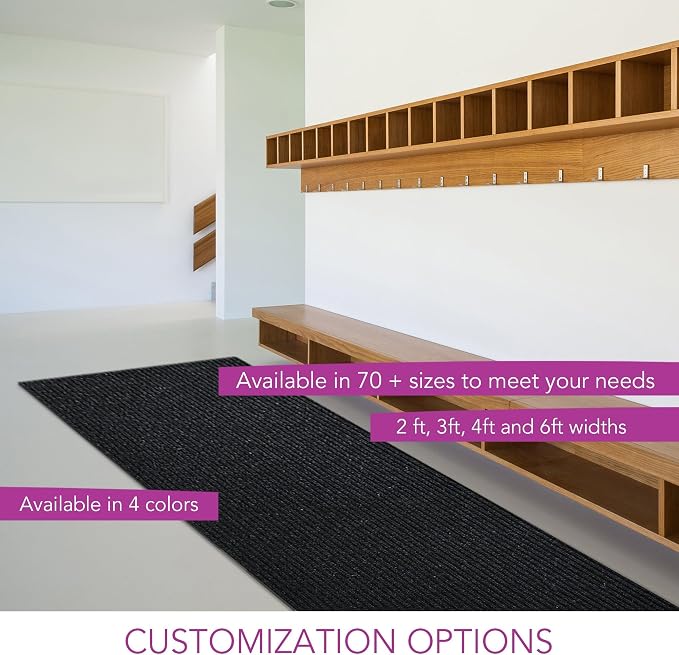 iCustomRug Spartan Weather Warrior Indoor/Outdoor Utility Ribbed Carpet Runner - Image 7