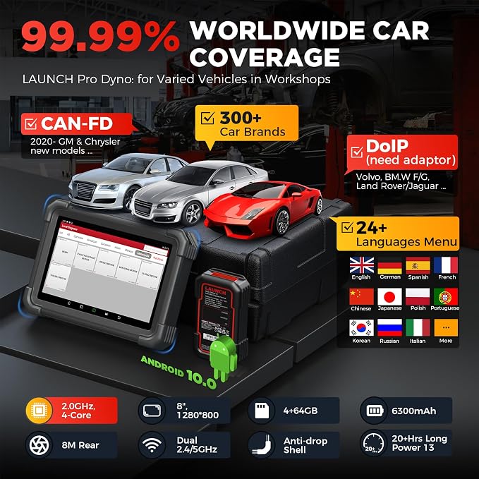 LAUNCH X431 PRO Dyno 2025 Upgrade Bidirectional Scan Tool - Image 6