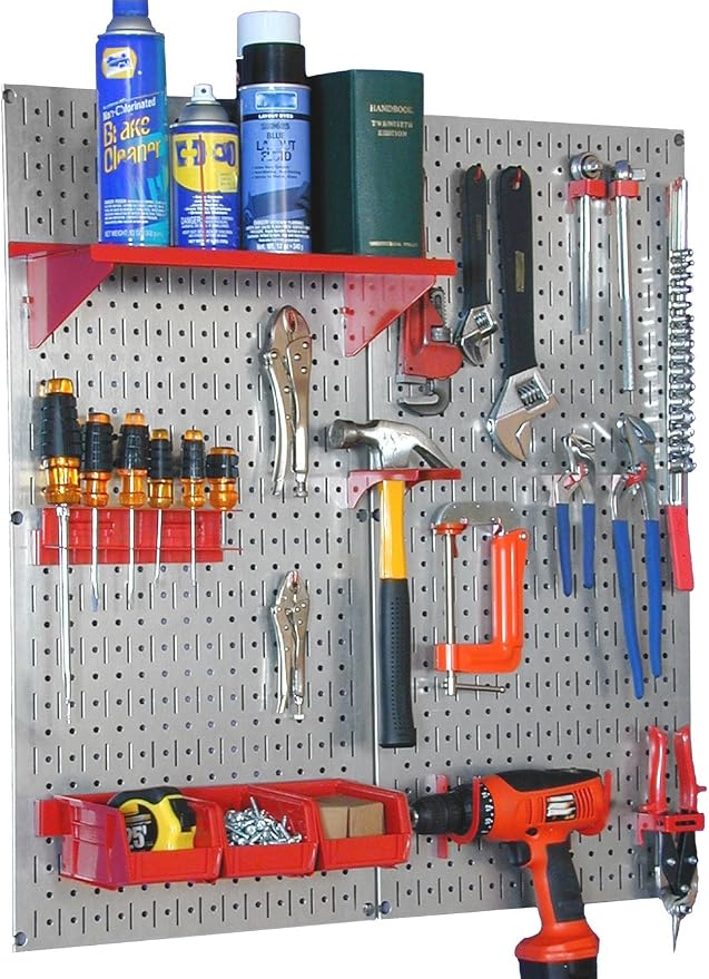 Wall Control 30-WGL-200GVR Galvanized Steel Pegboard Tool Organizer by Wall+Control