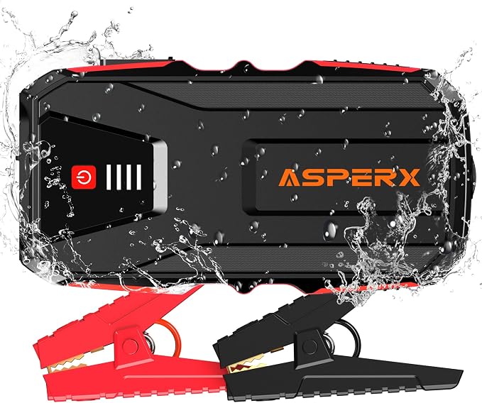 ASPERX 3000A Jump Starter for Car Battery, 12V Portable Jump Box by AsperX