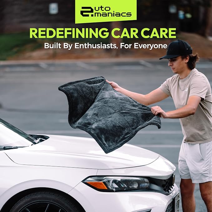 AutoManiacs Drying Towel for Car Detailing, 1500 GSM Ultra Super Absorbent - Image 7