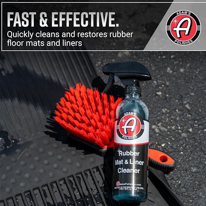 Adam's Polishes Rubber Mat & Liner Cleaner 16oz Protectant & Rubber Floor Mat - Image 3
