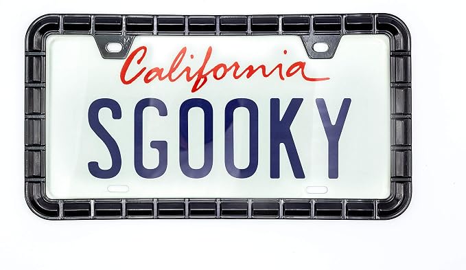 3D Chrome License Plate Frames, Pure Zinc Alloy Metal by Sgooky