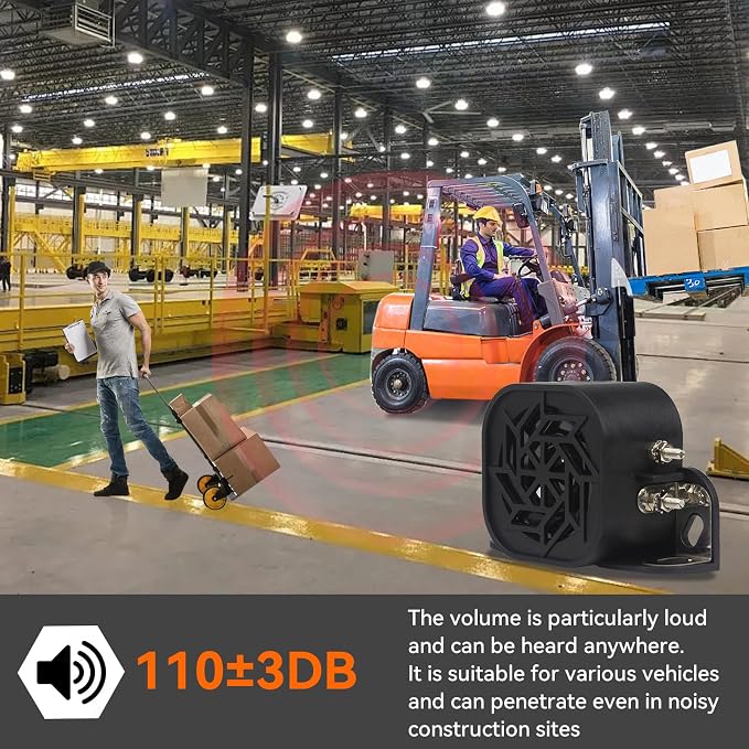 760 Back-up Alarm 12V-48V 110dB IP67 Waterproof Dust-Proof Reversing Warning - Image 6