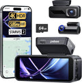 Pelsee P1 Pro Dash Cam Front and Rear, STARVIS 2 Sensor, 4K Dual Dash Camera by pelsee