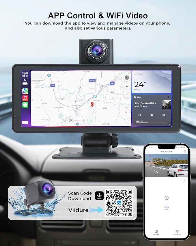 Wireless Car Stereo Carplay Screen - Image 5