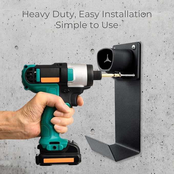 Lectron Tesla NACS Electric Vehicle Charger Nozzle Holster Dock & J-Hook - Image 6