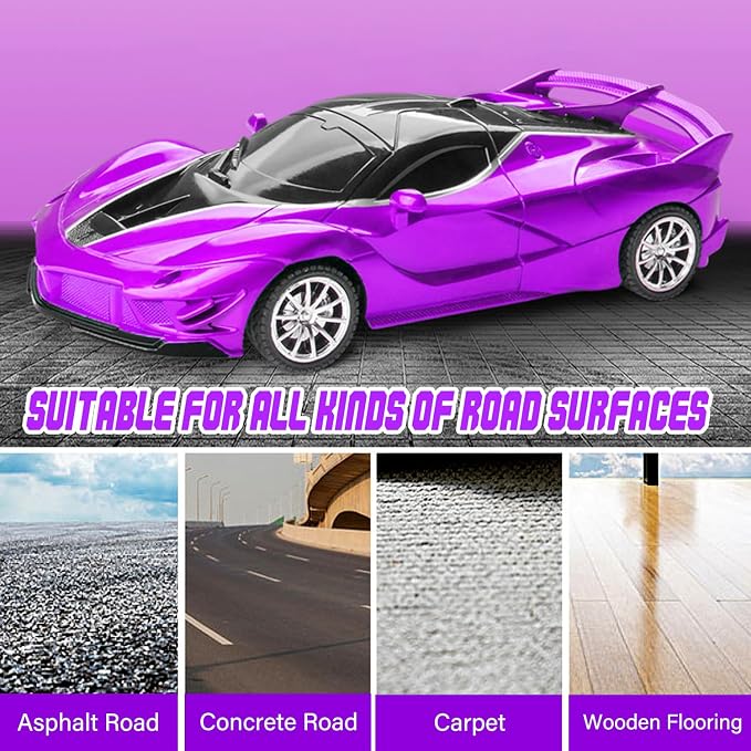 Remote Control Car for Girl, 2.4GHz 4WD Electric RC Cars Toy Racing - Image 4