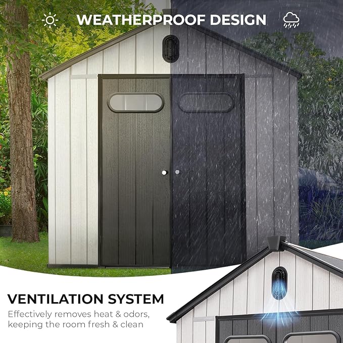 EconoHome 8x8 Ft Outdoor Storage Shed - Image 5