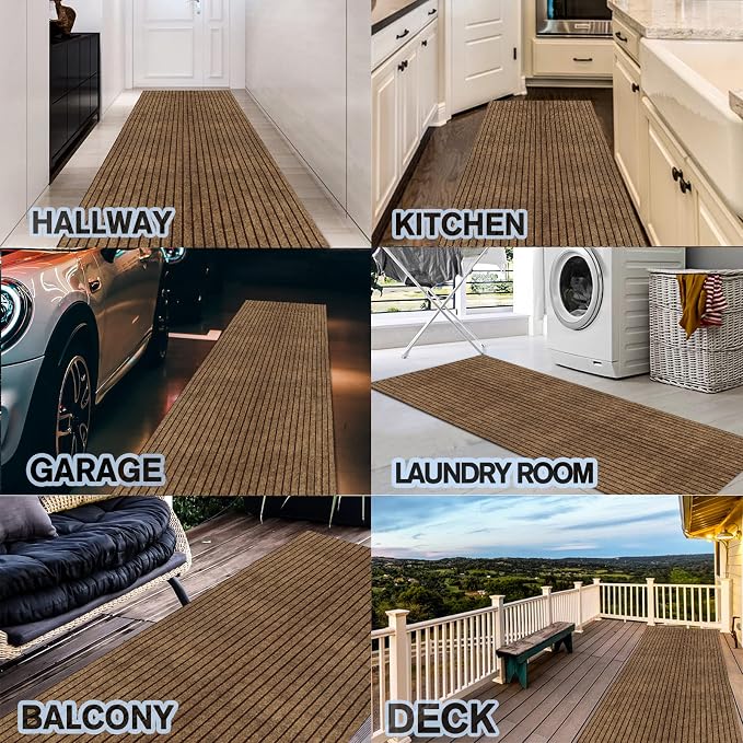 Custom Size Backed Non-Slip Area Rugs Runner, Easy Clean, Waterproof Runner Rugs - Image 6