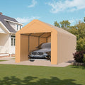 GOJOOASIS 10x20 Carport Heavy Duty Portable Garage Shelter Metal Car Canopy Tent by GOJOOASIS