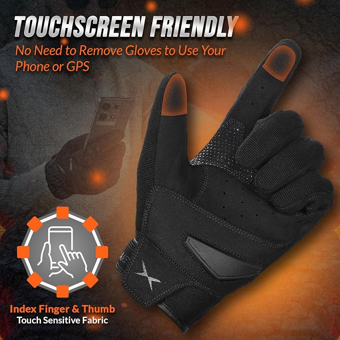 Breathable Motorcycle Gloves for Men - Image 4