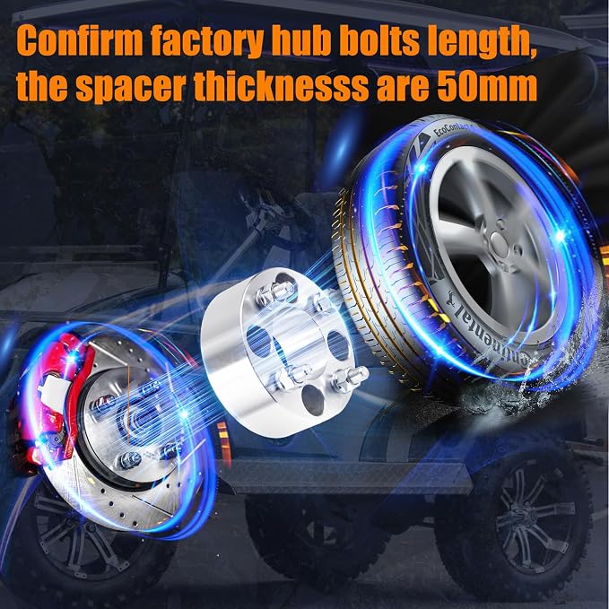 GAsupply 2” 4x4 Wheel Spacers Fits - Image 4