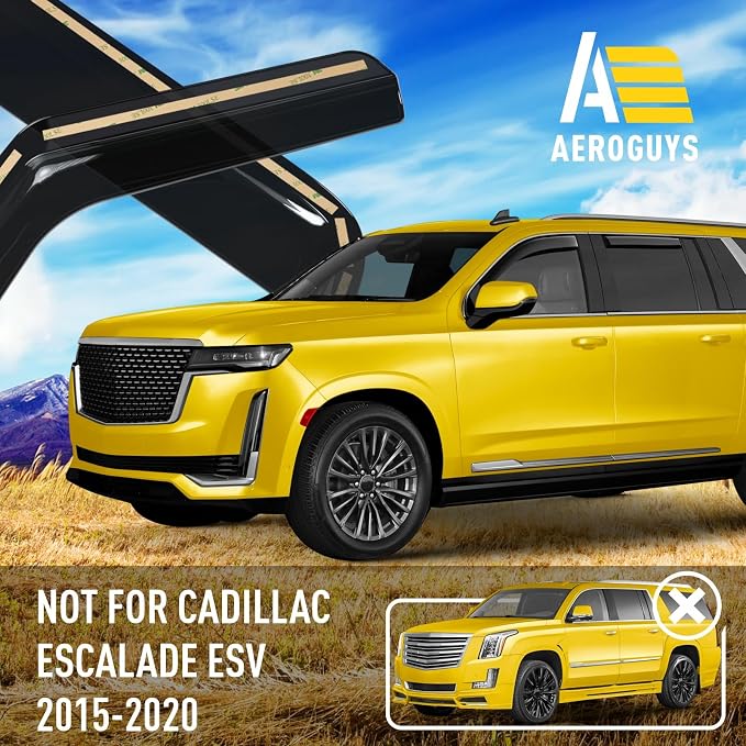 Extra Durable Window Deflectors in-Channel Window Visors Rain Guards Fit - Image 3