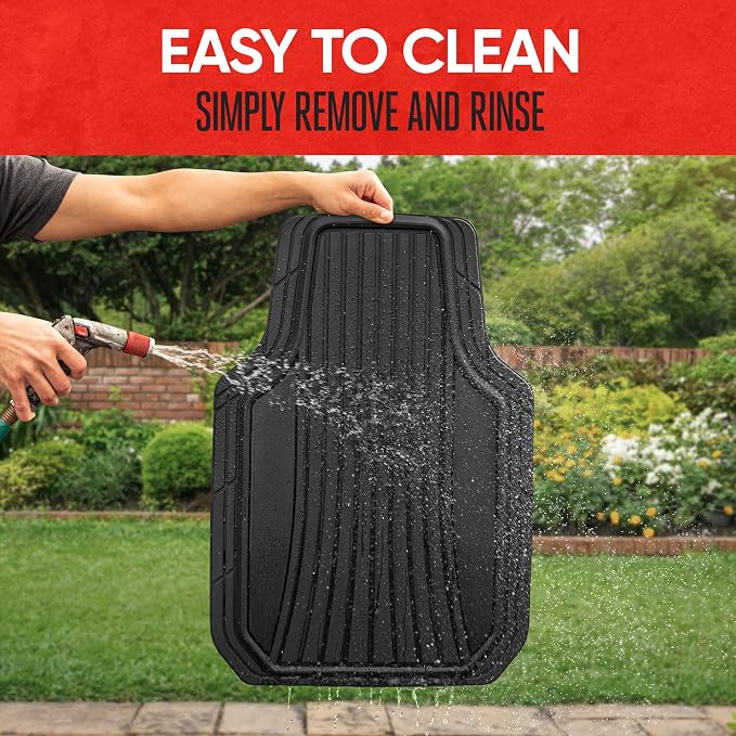 Motor Trend Rubber Car Floor Mats - Image 8