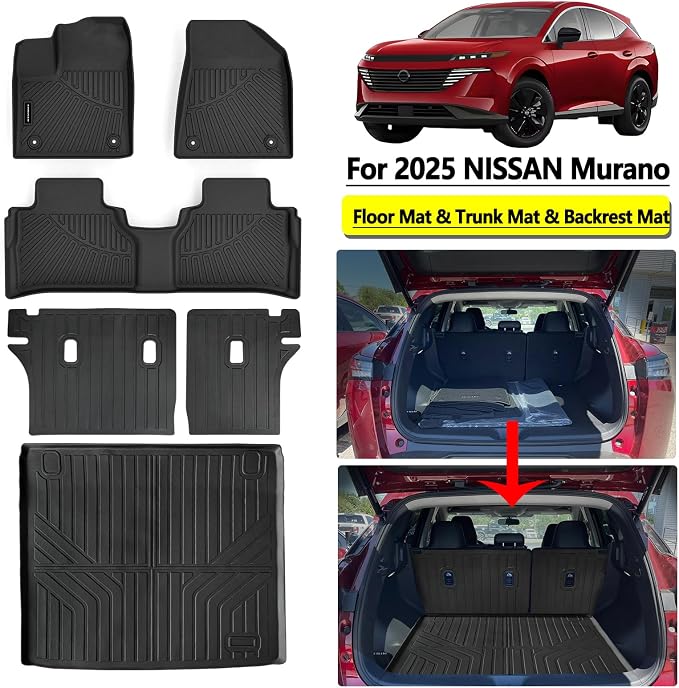 Floor Mats & Trunk Mat for 2025 Nissan Murano - Image 2