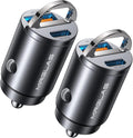MRGLAS 2-Pack 90W USB C Car Charger, Car Charger Fast Charging Adapter PD+QC3.0 by MRGLAS