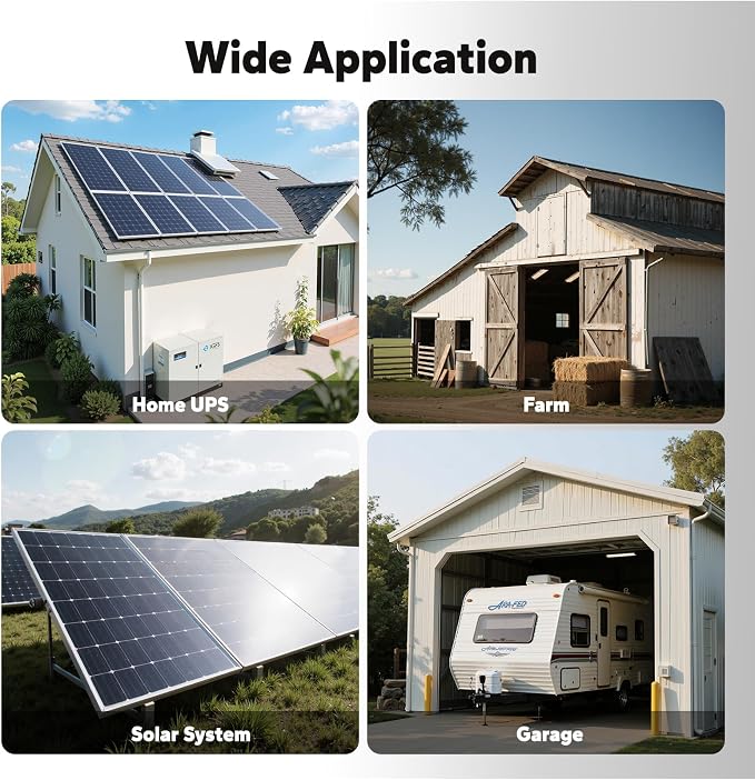 LiTime 24V 3000W All-in-One Solar Inverter Charger | 60A MPPT Solar Controller - Image 9