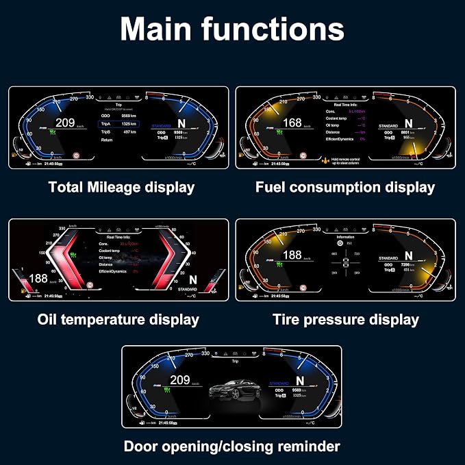 Speedometer Instrument for BMW E84 2006-2015 CCC CIC Linux System Original Car - Image 4