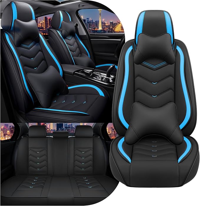 Car Seat Covers for Chrysler Pacifica 2004-2025, Stylish Sport Seat Cover by Unknown