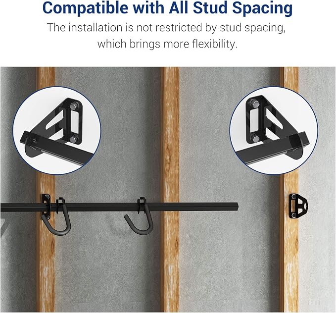 FLEXIMOUNTS 4 Bike Storage Rack, Heavy Duty Wall Mount Hanger - Image 6
