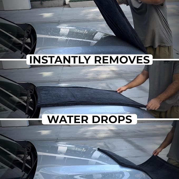 Large Car Drying Towel, 1300 GSM Professional Car Towel - Image 5