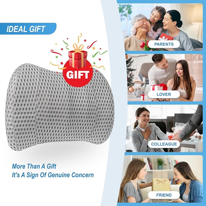 Lumbar Support Pillow for Car, Memory Foam Lumbar Pillow for Lower Back Pain - Image 6