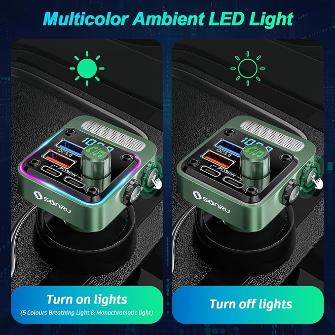 Bluetooth 5.3 FM Transmitter Car Adapter - Image 6