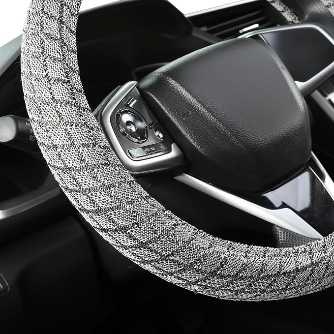 Auto Newer Breathable Steering Wheel Cover Suitable - Image 6