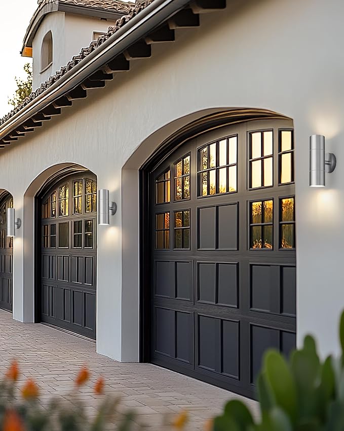 Ken & Ricky Stainless Steel Outdoor Wall Lights, Up Down Exterior Lighting - Image 4