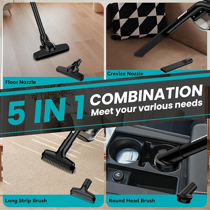 Cordless Vacuum for Makita 18V Battery, 5 in 1 Handheld Electric Vacuum Cleaner - Image 6