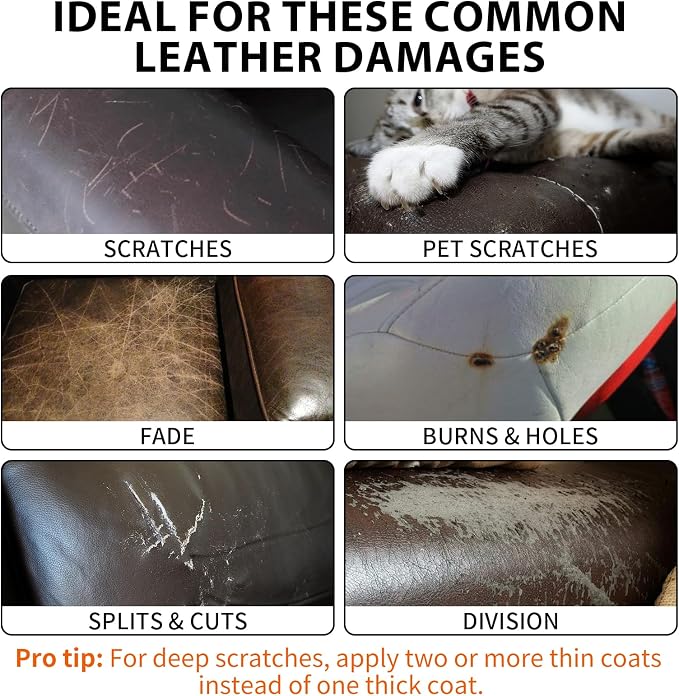 Leather Repair Kit, Car Seats, Jacket & Purse - Image 3