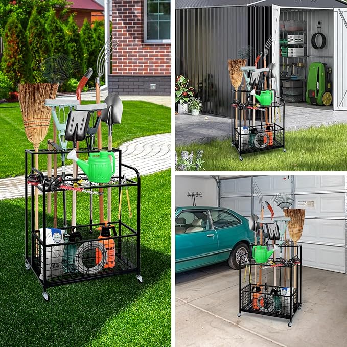Heavy Duty Garden Tool Storage and Organizer, Yard Tool Organizer - Image 6