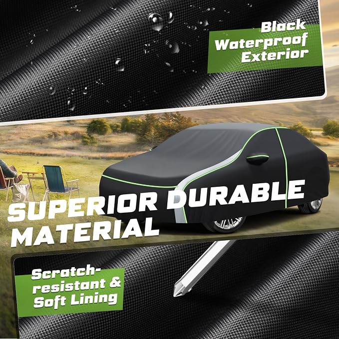 Mixsuper Liner Car Cover for Dodge Charger 2006-2026, 7 Layers Waterproof Car - Image 5