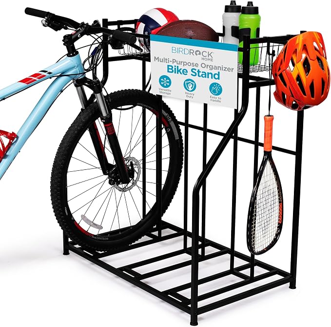 BIRDROCK HOME Bike Rack Garage Storage Floor Stand by BIRDROCKHOME