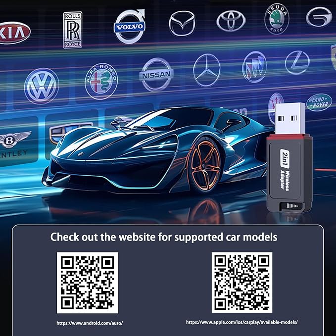 2-in-1 Wireless CarPlay Adapter - Image 7