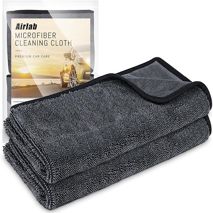 Airlab Microfiber Towels for Cars Wash Drying Super Absorbent Cleaning Cloth by AirlabStudio