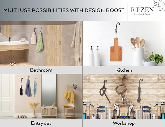 RTZEN Wall Mount Hook Set - Image 3