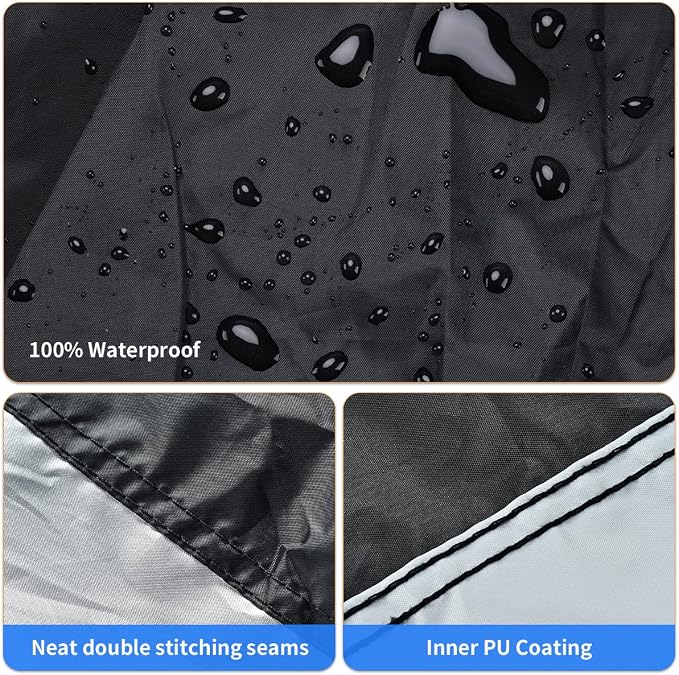 Motorcycle Cover, Coverado Motorcycle Covers Waterproof Outdoor Storage - Image 2