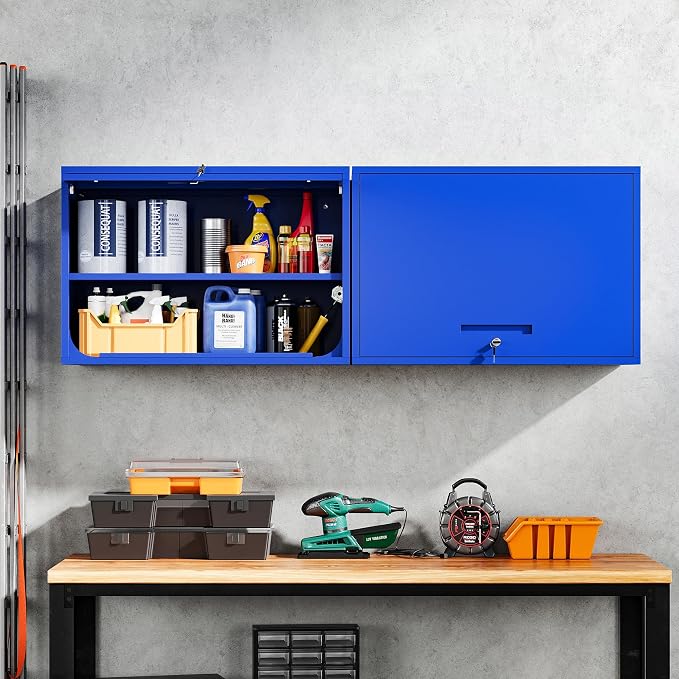 Yizosh Metal Garage Wall Cabinet - Image 2