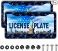 License Plate Frames Black Blue Automotive Exterior Accessories Beautiful by Unknown