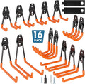 BONTEC Heavy Duty Garage Hooks, Anti-Slip Coated Black Steel by BONTEC