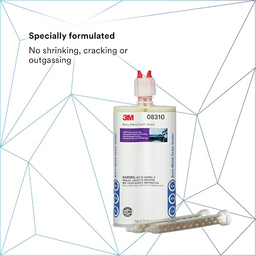 3M Bare - Metal Seam Sealer, Non-Sagging, Self-Mixing Epoxy, 200 ml/6.75 fl oz - Image 3